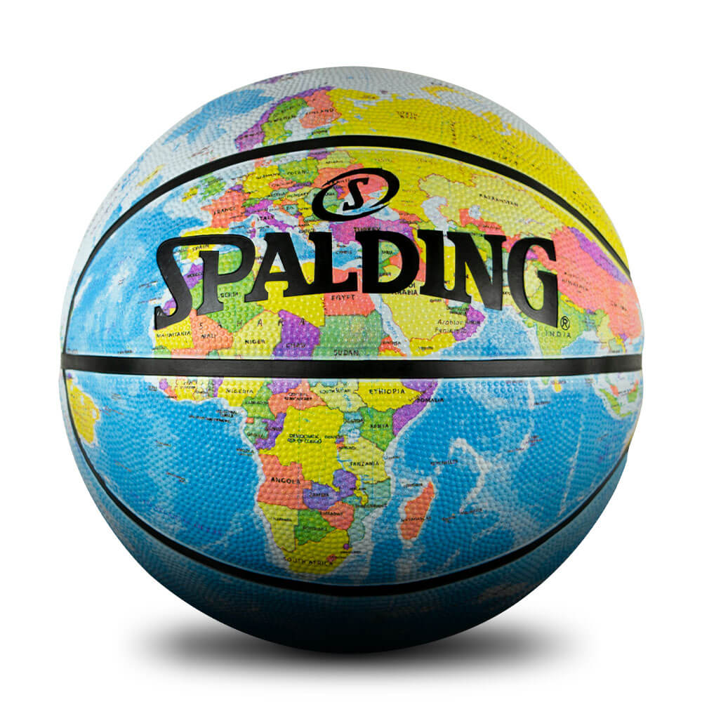 World Map - Rubber Basketball