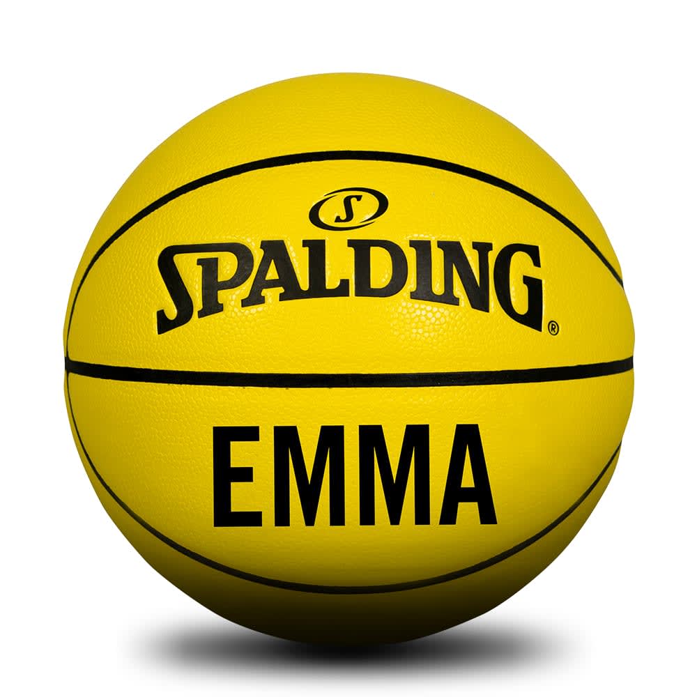 Spalding Personalised Basketball Yellow