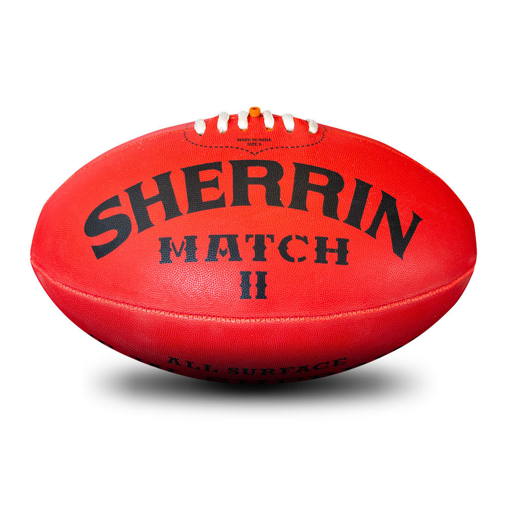 Red for sale online Sherrin Replica Size 5 Game Ball 