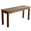 Homegear Solid Oak Wooden Dining Bench / Seat