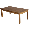 Homegear Solid Oak Coffee Table