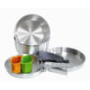 7pc Silver Cook Set by Camping.co.uk