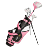 Golf Girl Junior Girls Golf Set V3 with Pink Clubs and Bag, Left Hand #