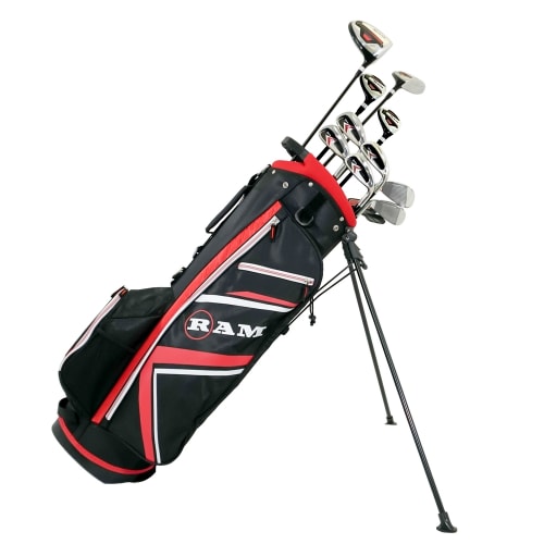 Ram Golf Accubar Plus Golf Clubs Set - Graphite Shafted Woods and Irons - Mens Right Hand