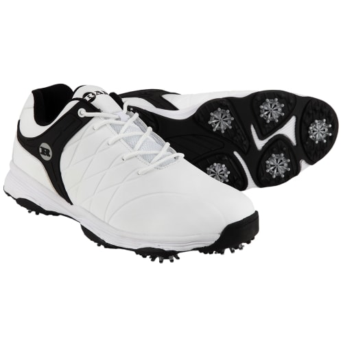 Ram Golf FX Tour Mens Waterproof Golf Shoes - White / Black