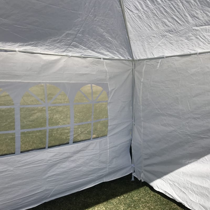 MARQUEE with 4 PANELS PALM SPRINGS 3m x 6m GARDEN GAZEBO PARTY TENT 