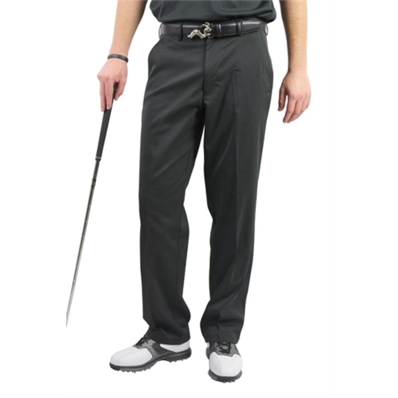 Woodworm DryFit Flat Front Golf Trousers Black