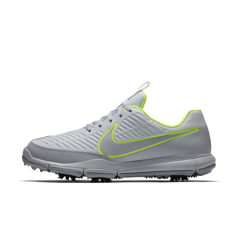 Nike Explorer 2 S Golf Shoes - Platinum / Volt
