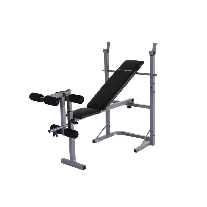 Open Box Confidence Fitness Adjustable Weight Lifting Bench Just