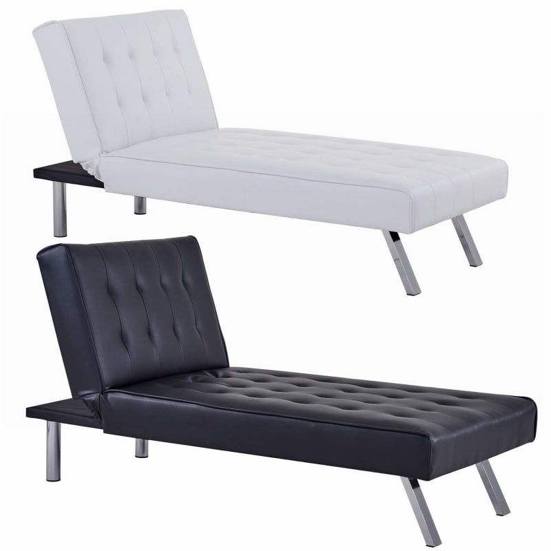Homegear Furniture Recliner Chaise, Sleeper Chaise Lounge Chair