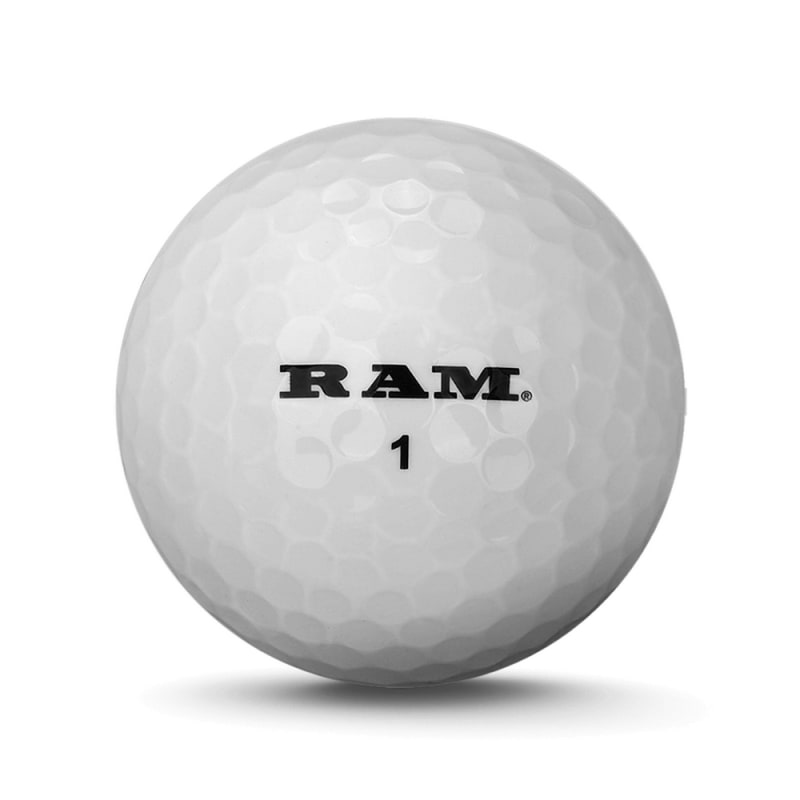 72 Ram Golf Laser Spin Golf Balls - White #