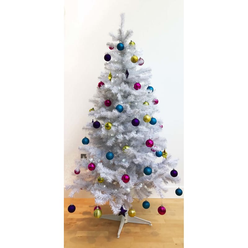 Homegear 6ft White Artificial Christmas Tree