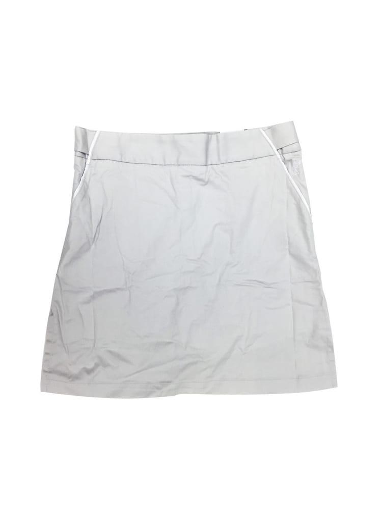 Ashworth Golf Ladies Skirt/Short Skort - Grey w/ White Trim - The Sports HQ