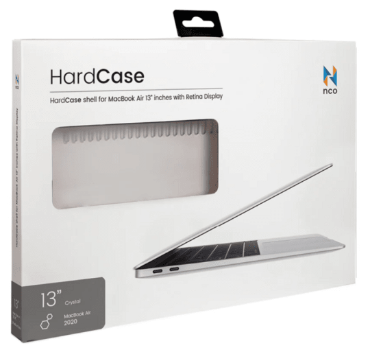 NCO HardCase para MacBook Air 13'' 2018 2020 Crystal Transparente