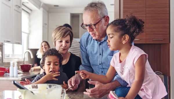 cooking with grandparents