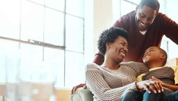 Portrait of a happy family