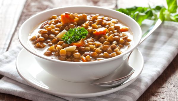 Fresh lentil stew