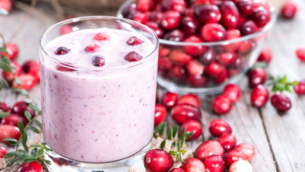 Cranapple chia drink