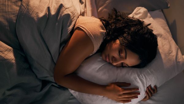 woman sleeping peacefully