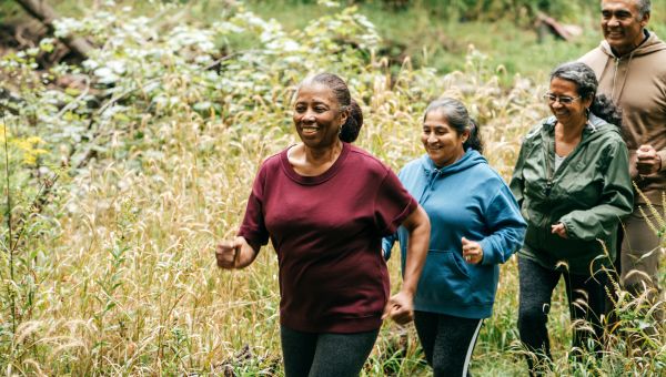 mature walking group