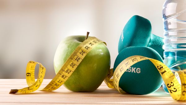 weight loss success, measuring tape, healthy