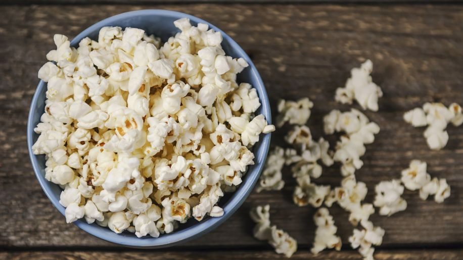 popcorn, bowl of popcorn