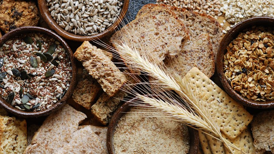 whole grains with fiber