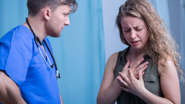 patient suffering from asthma