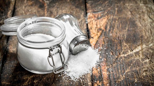 spilled salt shaker