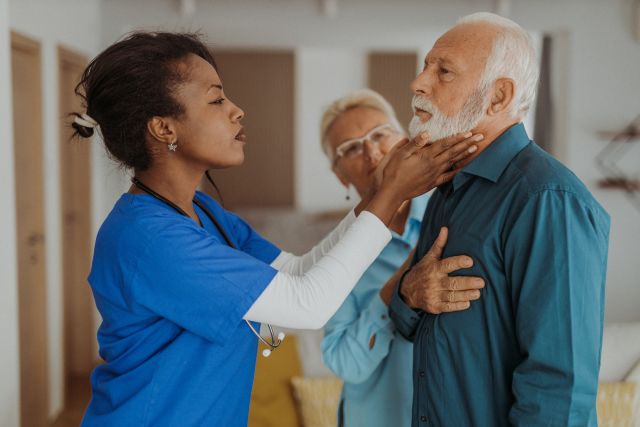 Noticeable lumps or masses in the lymph nodes or other parts of the body can be a symptom of cancer.