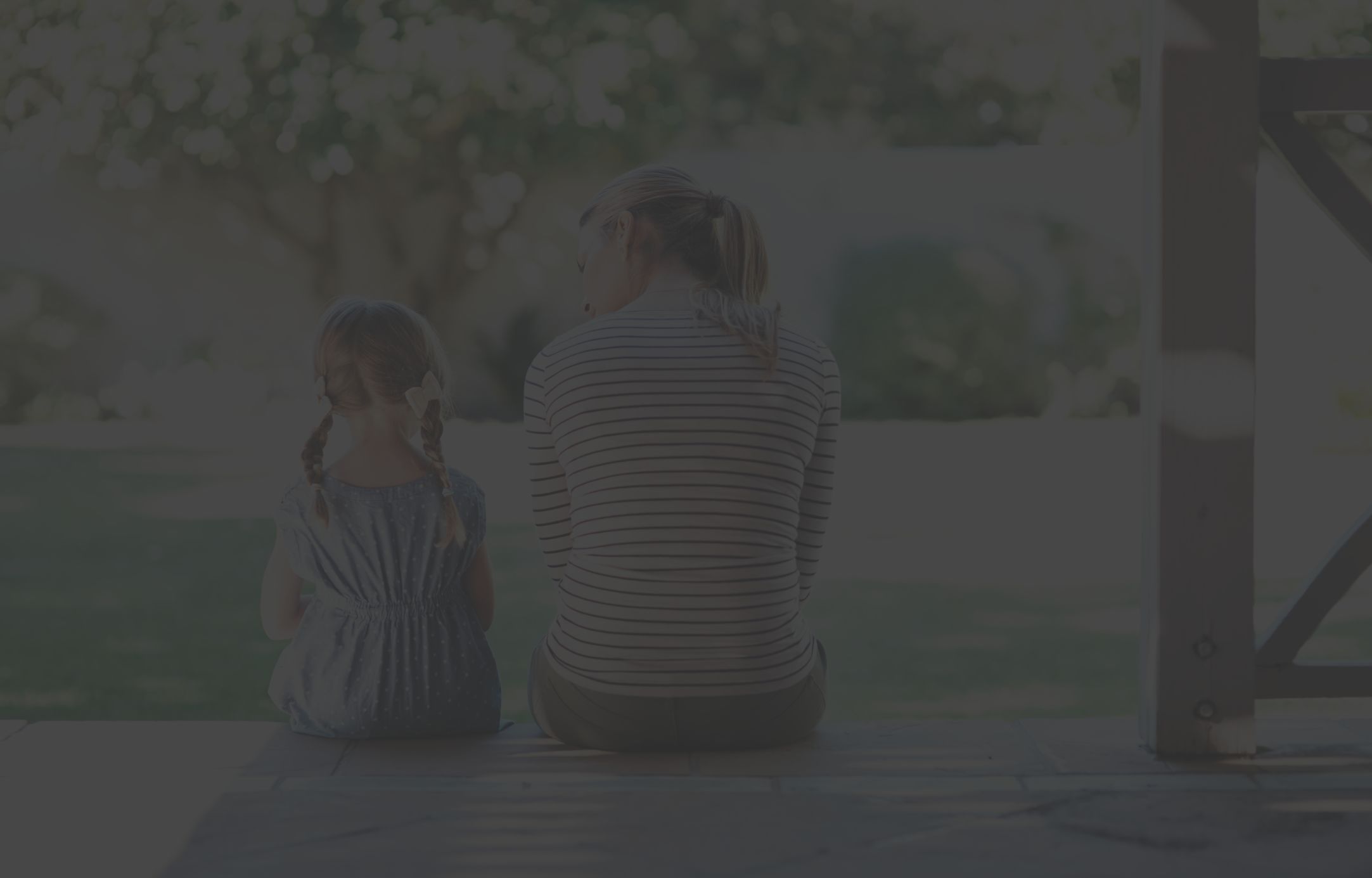 mother and daughter talking