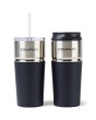 Emery 2-In-1 Double Wall Stainless Tumbler - 16 oz.