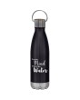 16 oz. Swiggy Stainless Steel Bottle With Bamboo Lid
