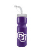 Monogrammed 28 oz. BPA Free Colors Bottle with Straw