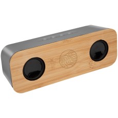 Chrome & Bamboo Wireless Speaker