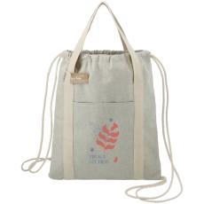 Repose 5 oz. Recycled Cotton Drawstring Bag 