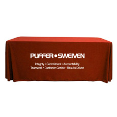 Custom Printed 8' Throw Style Table Covers