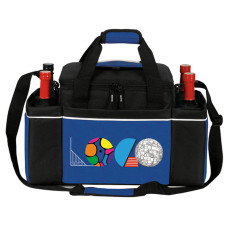 24-Cans Easy Access Cooler PLus Wine Bottle Holders