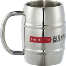 Custom Growl Stainless Barrel Mug 14oz