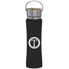 25 oz. Hampton Stainless Steel Bottle With Bamboo Lid