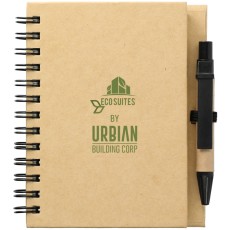 4" X 5" Eco Stone Notebook With Pen
