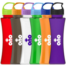 Printable Curve 17 oz. Tritan Bottle with Crest Lid