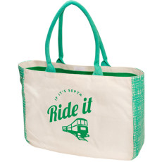Promotional Canvas Tote with Gusset Accents
