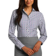Red House Ladies Tricolor Check Non-Iron Shirt
