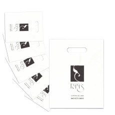 Promo Frosted Die Cut Merchandise Bags