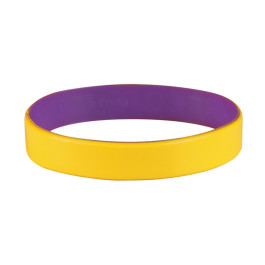 Colored Letter Silicone Bracelet