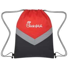 Reflective Stripe Drawstring Sports Pack