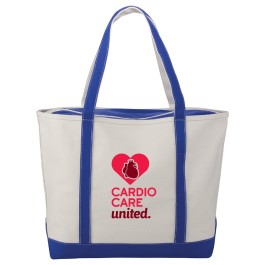 Premium 24 oz. Cotton Canvas Boat Tote