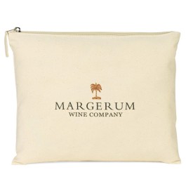 Avery Large Cotton Zippered Pouch