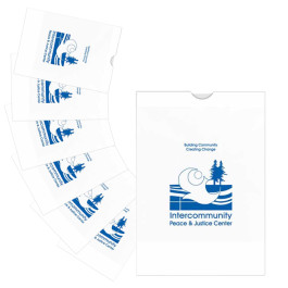 Logo Imprinted Poly Drawtape Handle Bags